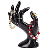 Plastic Mannequin Hand Jewelry Display Holder Stands RDIS-WH0009-013A-1