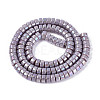AB Color Plated Opaque Glass Beads Strands LS-GLAA-T026-3x6mm-P15-2