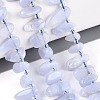Natural Blue Lace Agate Beads Strands G-Z091-A37-1