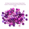 8 Style 6/0 Glass Round Seed Beads SEED-YW0001-39C-4