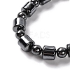 Column & Round Synthetic Non-magnetic Hematite Beaded Necklaces NJEW-Q341-05-2