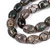 Tibetan Style dZi Beads G-Q998-012A-4