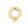 Brass Spring Gate Clasps KK-M311-25G-02-1