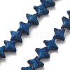 Electroplated Natural Lava Rock Beads Strands G-A251-C01-01H-2
