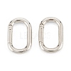 Zinc Alloy Spring Gate Rings PALLOY-L233-07C-P-1