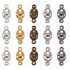 Round Brass Magnetic Clasps KK-TA0007-48-1