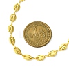 Brass Coffee Bean Chain Necklace for Women NJEW-JN04910-3