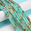 Synthetic Imperial Jasper Dyed Beads Strands G-D077-C01-08-2