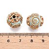 Round Handmade Indonesia Beads IPDL-R394-16-3