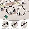Adjustable Braided Nylon Cord Macrame Pouch Bracelet Making AJEW-SW00013-15-3