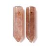 Natural Strawberry Quartz Pointed Pendants G-D460-01K-2