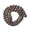 Natural Ice Obsidian Beads Strands G-C179-A40-03-3