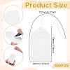 500Pcs Rectangle Paper Price Tags AJEW-UN0005-36-3