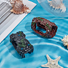 2Pcs 2 Colors Resin Stump Display Decorations DJEW-GF0001-87-4