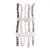 Acrylic & Glass & ABS Plastic Pearl & Alloy & Polymer Clay Pave Rhinestone Beads Strands MAK-T011-08M-1