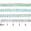 Transparent Painted Glass Beads Strands X1-DGLA-A034-T3mm-A16-3