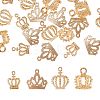 40Pcs 4 Styles Alloy Pendants FIND-SZ0001-41-3