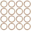 SUNNYCLUE 16Pcs Zinc Alloy Spring Gate Rings FIND-SC0005-16-1