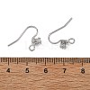 SHEGRACE Brass Pave Cubic Zirconia Earring Findings XGRQ4S911-739P-3
