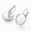 Tarnish Resistant 304 Stainless Steel Leverback Earring Findings STAS-L195-05P-2