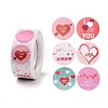 Valentine's Day Round Paper Stickers DIY-I107-03A-1