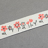 Flowers Printed Cotton Ribbon OCOR-S026-15-1