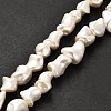 Electroplated Shell Pearl Beads Strands BSHE-C009-01B-2