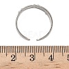 304 Stainless Steel Open Cuff Rings for Women RJEW-A079-04D-P-5