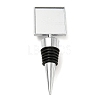 Alloy Wine Bottle Stopper Cabochon Settings AJEW-Z016-02D-P-1