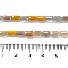 Electroplate Glass Beads Strands EGLA-D030-08F-4