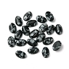 Synthetic Snowflake Obsidian Cabochons G-A094-01A-35-1