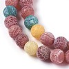 Natural Weathered Agate Beads Strands G-P414-A02-3
