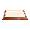 Rectangle Wood Pesentation Jewelry Bracelets Display Tray ODIS-P008-19B-02-2