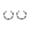 316 Stainless Steel Hoop Nose Rings AJEW-C044-05C-AS-4