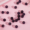 120Pcs Natural Amethyst Round Beads G-PA0001-16B-7