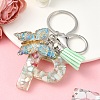 Resin & Acrylic & Faux Suede Tassel Keychain KEYC-YW00126-16-1