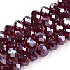 Electroplate Glass Beads Strands EGLA-A034-T3mm-A28-1