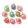 Handmade Polymer Clay Pendants CLAY-C008-04-1