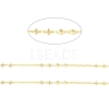 Rack Plating Brass Rhombus & Oval Link Chains CHC-C025-13G-2