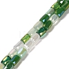 Electroplate Glass Beads Strands EGLA-D030-08C-1