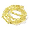 Heated Natural Citrine Beads Strands X-G-E607-A07-3