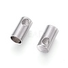 Tarnish Resistant 304 Stainless Steel Cord Ends LS-STAS-F232-01G-P-2