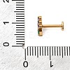 F136 Titanium Pave Cubic Zirconia Fruit Internally Threaded Labrets ME-CBA9828-06C-G-5