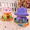 DIY 3D Fairytale Mushroom House Silicone Molds DIY-A035-04-4
