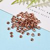 Brass Tiny Bead Cones X-KK-O043-04RG-6