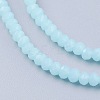 Imitation Jade Glass Beads Strands GLAA-G045-A10-3