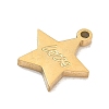 304 Stainless Steel Charms SA-CBA2714-01D-G-2