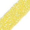 Electroplate Glass Beads Strands EGLA-A044-T1mm-B29-1