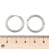 Tarnish Resistant 304 Stainless Steel Huggie Hoop Earrings LS-EJEW-F111B-21mm-P-5