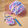 Segment Dyed Super Bulky Polyester Yarn YCOR-TADJ0001-02A-5